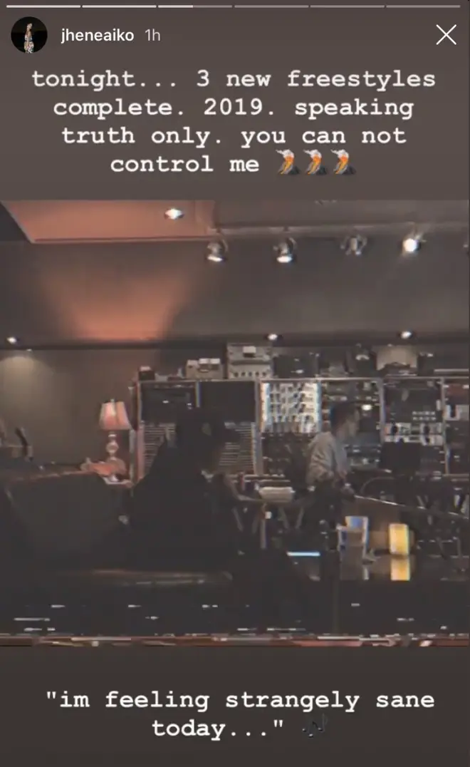 Jhene Aiko Teases The Release Of Three Freestyles On Instagram