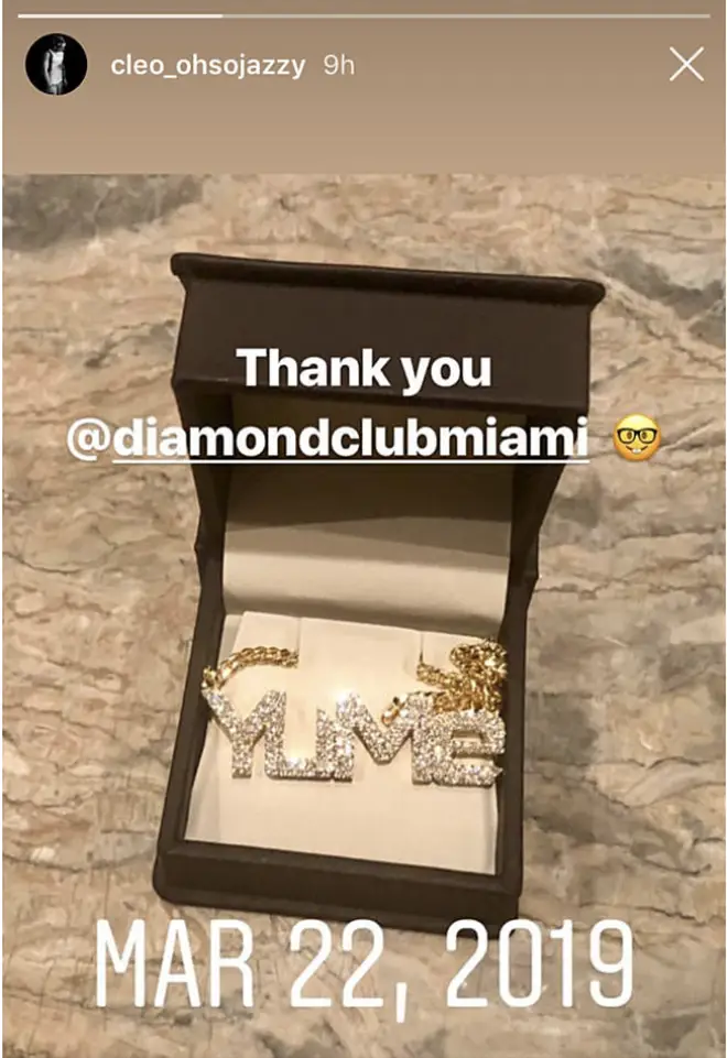 Cleopatra Bernard revealed a iced out chain for XXXTentacion's baby boy Gekyume