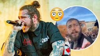 Post Malone's surprising response to fan heckling him goes viral