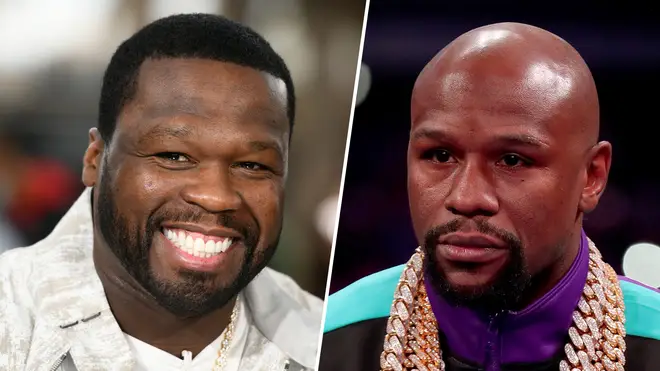 50 Cent trolled Floyd Mayweather for getting roasted by a fan.