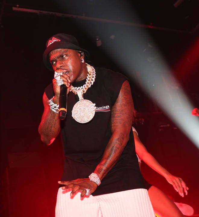 DaBaby pictured performing recently.