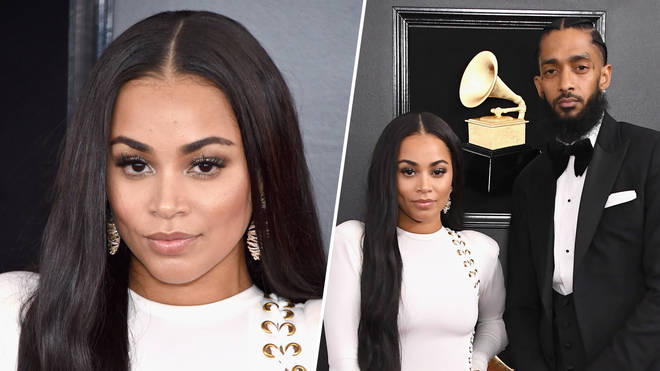 Lauren London paid tribute to Nipsey Hussle during his memorial service.