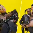 Cardi and Offset turn up the heat in their new 'Clout' video.