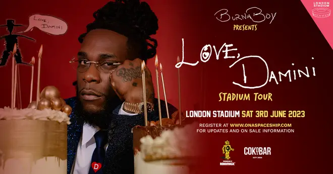 Burna Boy will be at London Stadium next year.