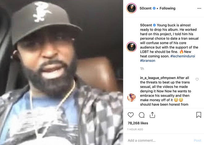 50 Cent trolled Young Buck on Instagram