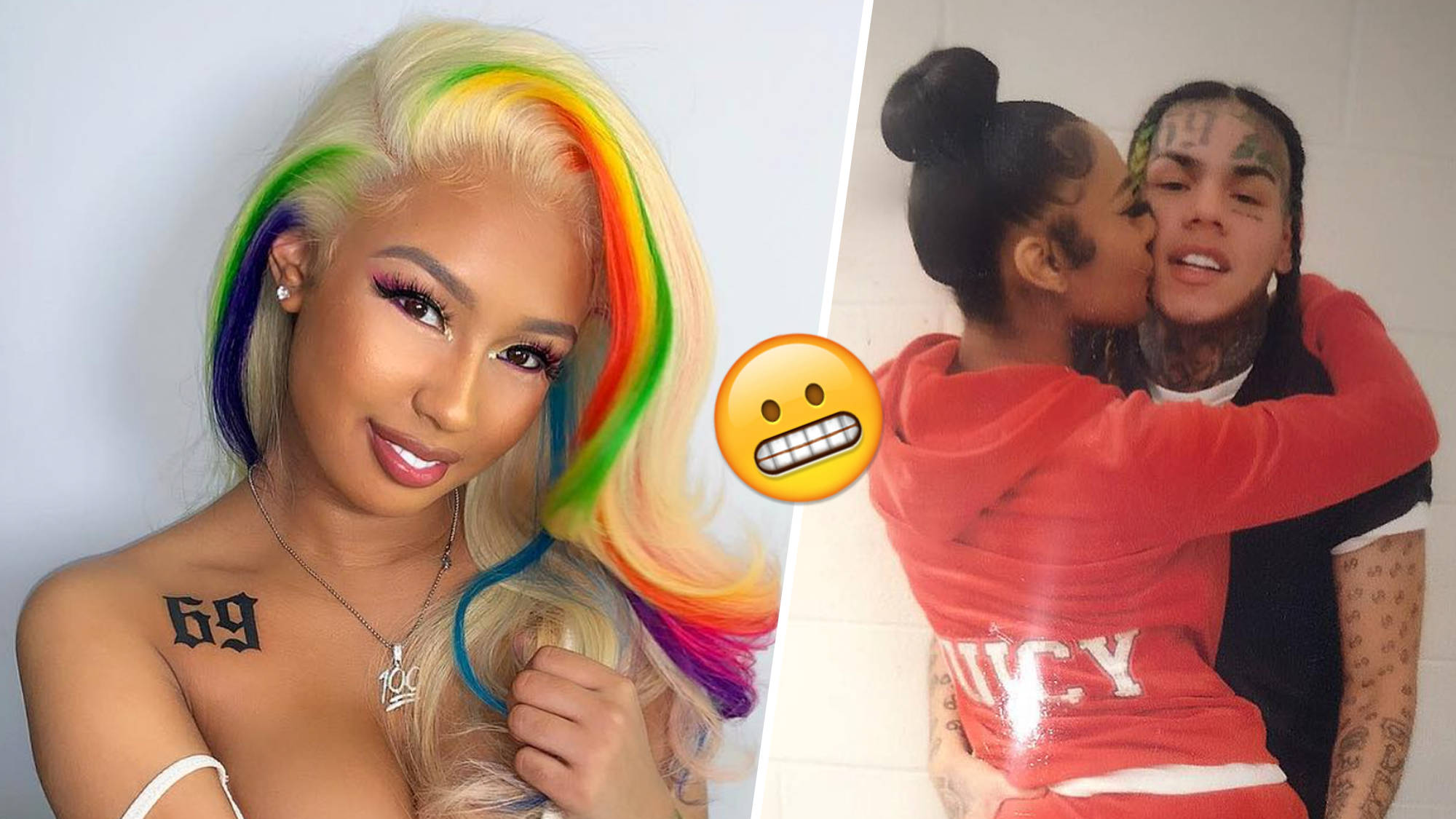 Tekashi 6ix9ine S Girlfriend Roasted For Posting A Video After