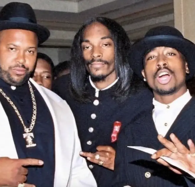 Snoop Dogg got nostalgic as he posted a throwback snap alongside Tupac and Suge Knight.