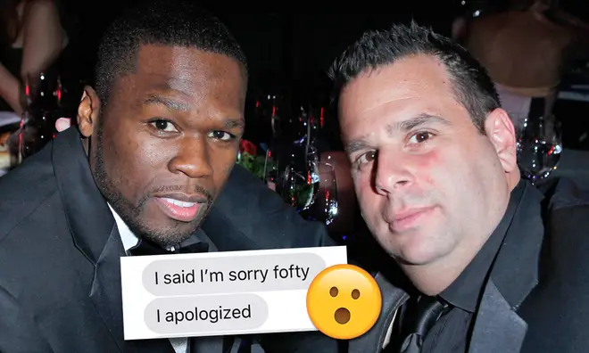 50 Cent trolls Randall Emmett with 'I'm Sorry Fofty' t shirts