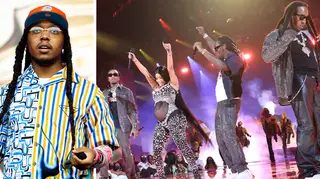 Offset, Quavo & Cardi B spotted for first time after Takeoff’s tragic death