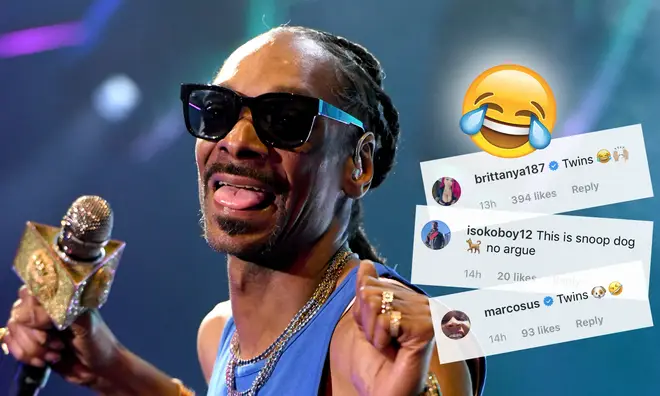 Snoop Dogg reposted a meme showing his canine look-a-like.