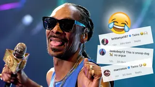 Snoop Dogg reposted a meme showing his canine look-a-like.
