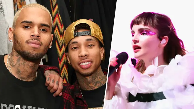 Fans of Chris Brown and Tyga have allegedly been sending Lauren Mayberry death threats.