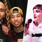 Fans of Chris Brown and Tyga have allegedly been sending Lauren Mayberry death threats.