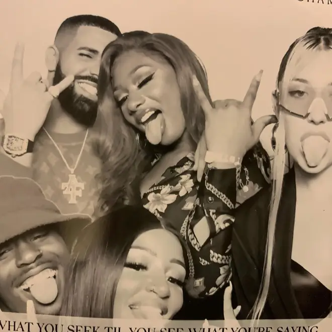 Megan, 24, was pictured partying with Drake, 32.