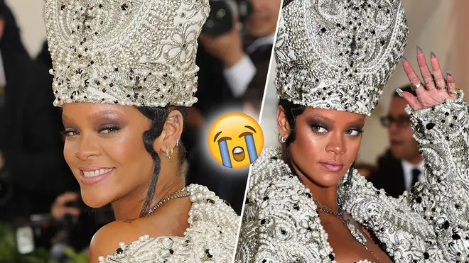 Rihanna explained why she missed the MET Gala by trolling her fans.