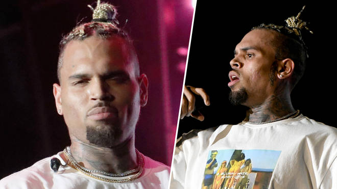 Chris Brown as visited by a woman who claims he "cursed" her son.