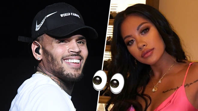 Chris Brown hailed his rumoured girlfriend Ammika Harris as his 'BM' - his baby mama.