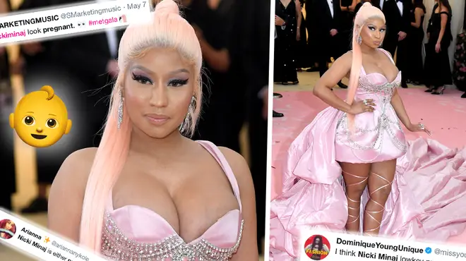 Nicki Minaj Sparks Baby Rumours After Met Gala Appearance