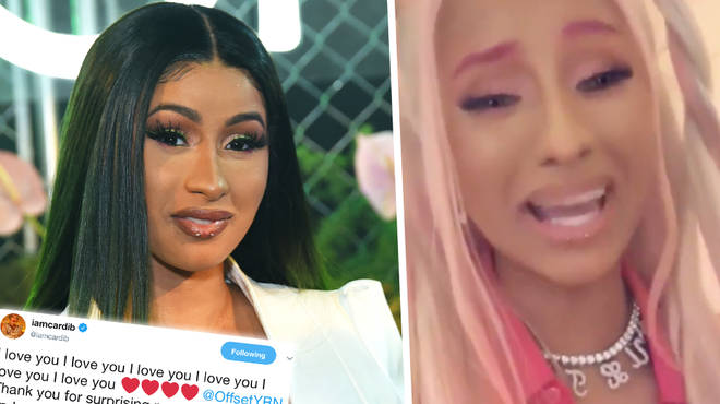 Cardi B Reacts To Her Mother's Day Gift From Baby Kulture And Offset