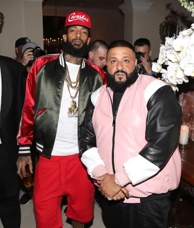 The late Nipsey Hussle collaborated with DJ Khaled for his new album
