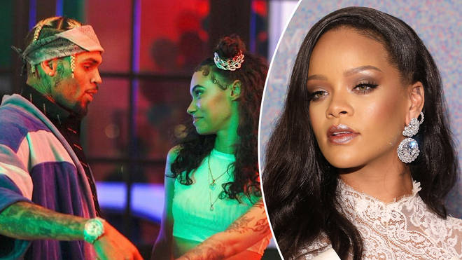 Indyamarie Jean, Chris Brown's new girl, modelled in Rihanna's debut Fenty Beauty promo video.