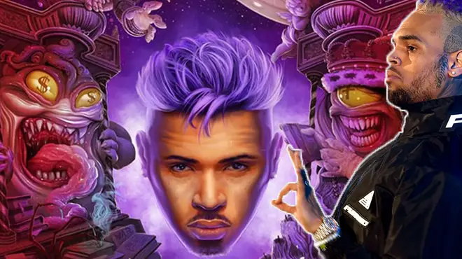 Chris Brown revealed his new album cover for Indigo - and fans can't handle it.