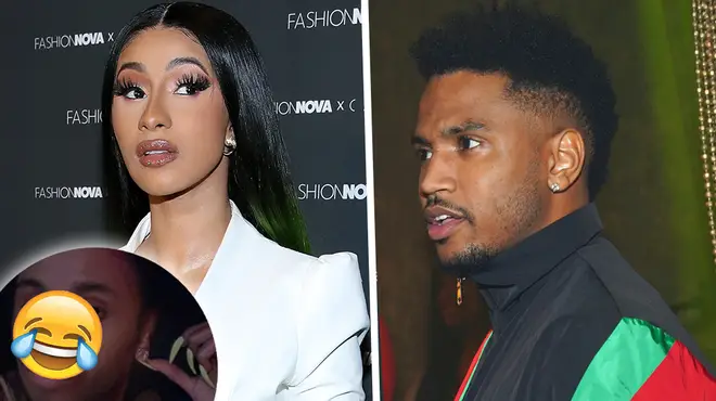 Cardi B Fans Say She Looks Like Trey Songz With Gender-Swap Filter