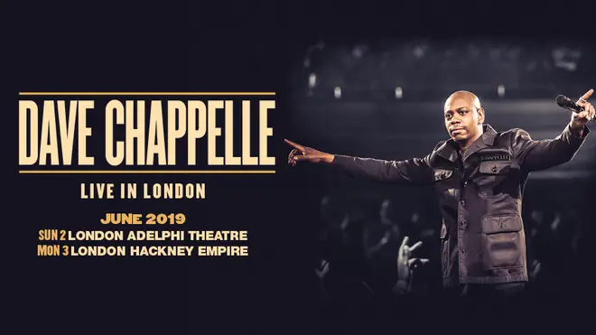 Dave Chappelle returns to London for two huge shows in 2019