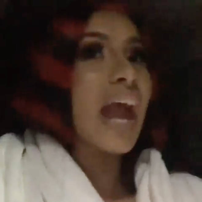 "Can y’all please not scream out my name?” Cardi asked of her fans.