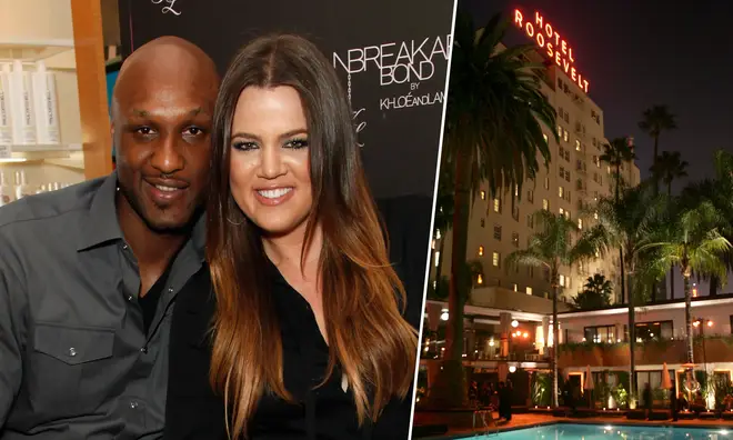 Lamar Odom claims his ex-wife Khloe Kardashian beat up a woman in his hotel room after finding them together.