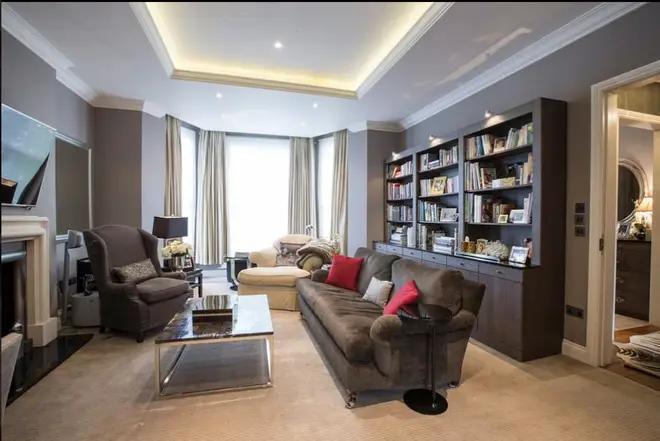 Rihanna's Mansion In North London - Living Room