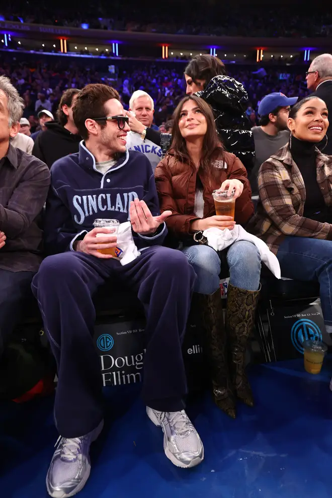 Emily and Pete were court side at the game this weekend.