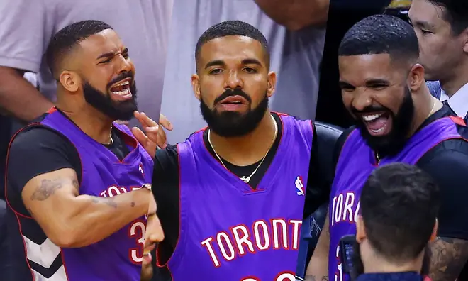 Drake took centre stage the first game of the NBA Finals.