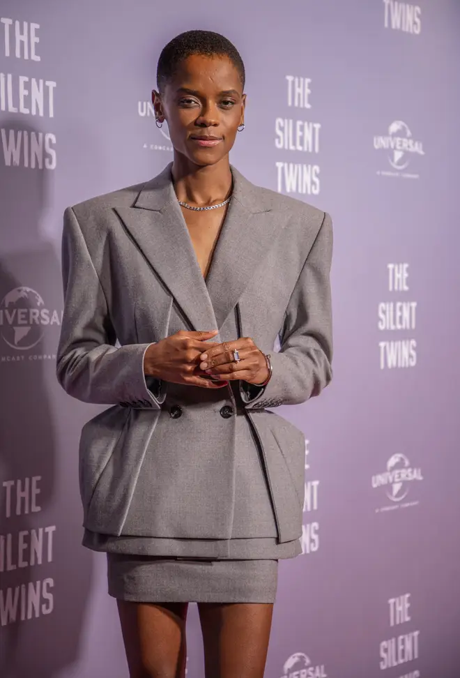 Letitia Wright was spotted with Kehlani at an afterparty.