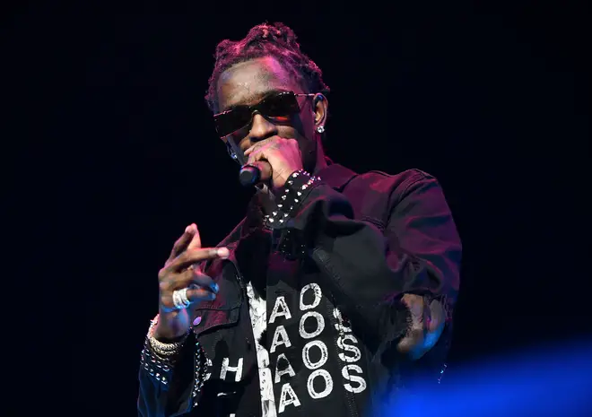 Yung Thug performing in Los Angeles.