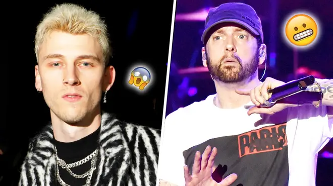 Machine Gun Kelly Trolls Eminem By Performing His Diss Track "Rap Devil" In His Hometown