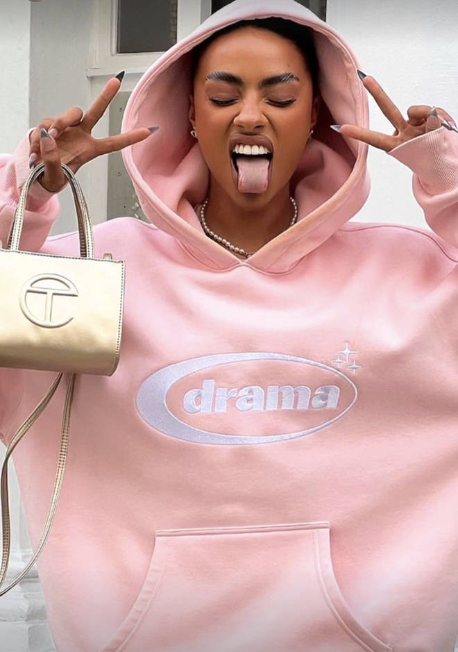She wore the rapper's merch on a trip to the UK last year.