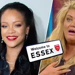 Rihanna is reportedly recording her new album on Osea Island in Essex.