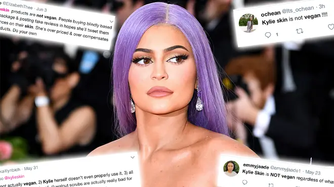 Kylie Jenner accused of 'Kylie Skin' not being vegan. The beauty mogul has been slammed on Twitter