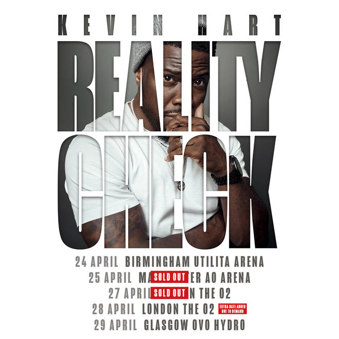 Kevin Hart is coming to the UK!