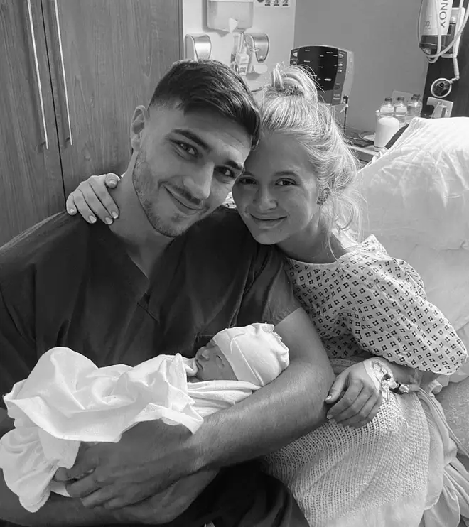 Tommy and Molly-Mae shared the birth of their daughter yesterday on socials.