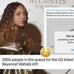 Fans react as Beyoncé Renaissance Tour tickets site CRASHES during presale
