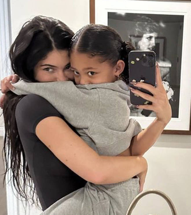Kylie and Stormi.
