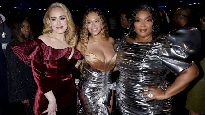 Adele, Beyonce and Lizzo at The 65th Annual Grammy Awards