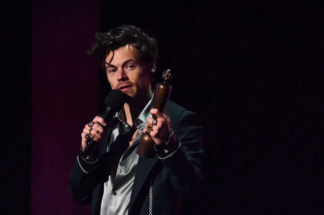 Harry Styles at the BRITs