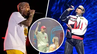 Chris Brown fans convinced he KISSED fan on stage during Dublin show