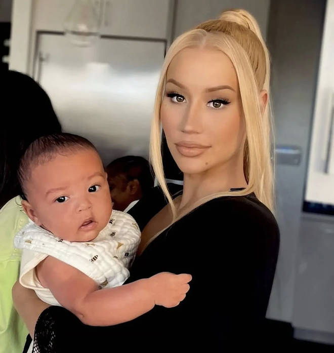 Iggy shares two-year-old Onyx with Playboy Carti.