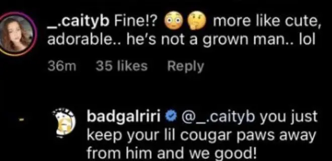 Rihanna responded to trolls who blasted her for calling her son 'fine'.