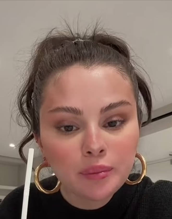 Selena Gomez originally posted this TikTok saying that she had gone too far with her eyebrow laminations.