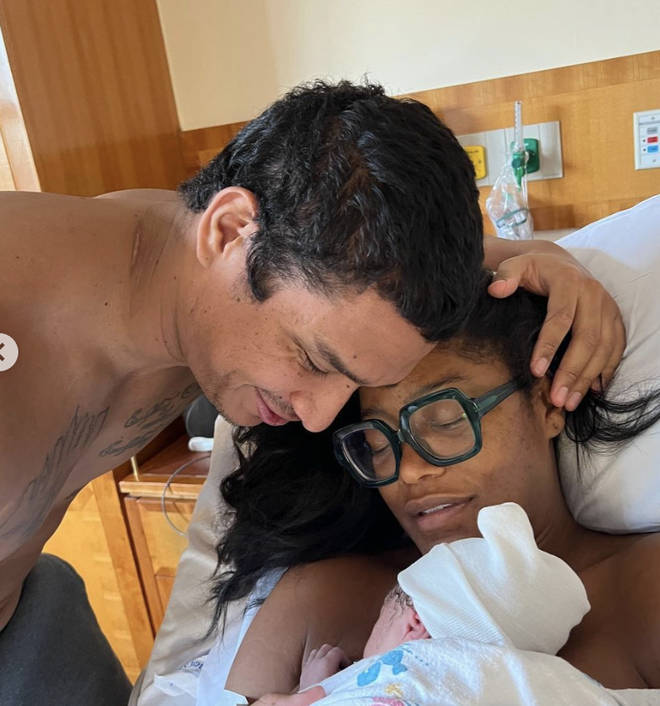 Keke and Darius shared sweet snaps of their baby son on Instagram.